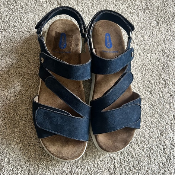 Wolky Women's Size 40 ‘Ikaria’ Adjustable Slingback Ankle Strap Strappy Sandals - Picture 2 of 4